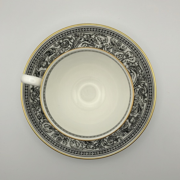 Wedgwood “Florentine” Bone China cup and saucer. - Picture 8 of 11